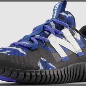 New Balance Kids' Blue and Black Sneakers
